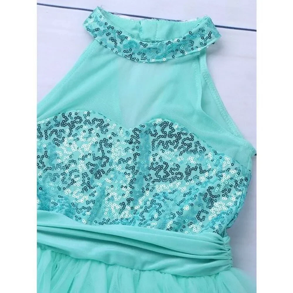 NEW iEFiEL Girls 10/12 (2XL) Dance Dress-up Tutu Costume